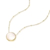 Thumbnail Image 1 of 9ct Yellow Gold Mother Of Pearl Beaded Necklace