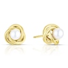 Thumbnail Image 0 of 9ct Yellow Gold Pearl Knot Studs Earrings