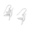 Thumbnail Image 1 of Sterling Silver Hummingbird Drop Earrings