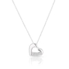 Thumbnail Image 0 of Sterling Silver Cubic Zirconia Polished Heart Pendant
