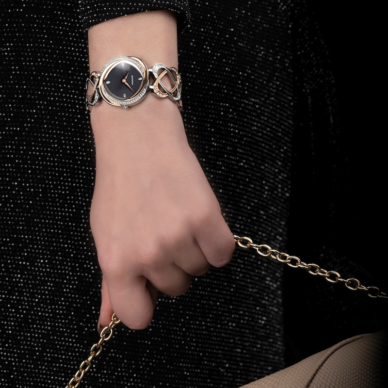 Sekonda Hidden Hearts Ladies' Fancy Two Tone Bracelet Watch