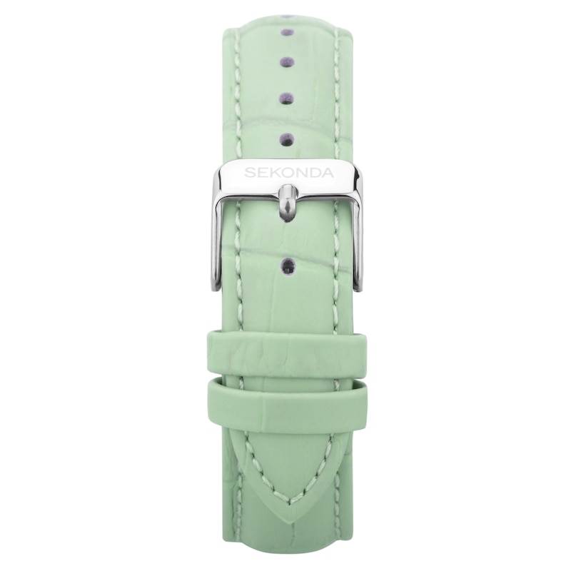 Sekonda Ladies' Taylor Green Leather Strap Watch