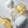 Thumbnail Image 5 of Bulova Classic Duality Ladies' Two-Tone Stainless Steel Watch And Strap Box Set