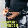 Thumbnail Image 5 of Reflex Active Series 13 Black Smart Watch & Ear Pod Set
