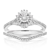 Thumbnail Image 0 of Perfect Fit 9ct White Gold 0.40ct Diamond Bridal Set