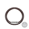 Thumbnail Image 0 of Farah Men's Brown Leather Double Wrap Bracelet