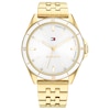 Thumbnail Image 0 of Tommy Hilfiger Crystal Ladies' White Dial & Gold IP Bracelet Watch