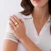 Thumbnail Image 3 of Fossil All Stacked Up Gold Plated Signet Ring (Size T 1/2)