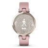 Thumbnail Image 1 of Garmin Lily Ladies' Pink Silicone Strap Smartwatch