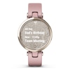 Thumbnail Image 3 of Garmin Lily Ladies' Pink Silicone Strap Smartwatch