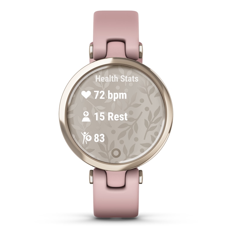 Garmin Lily Ladies' Pink Silicone Strap Smartwatch