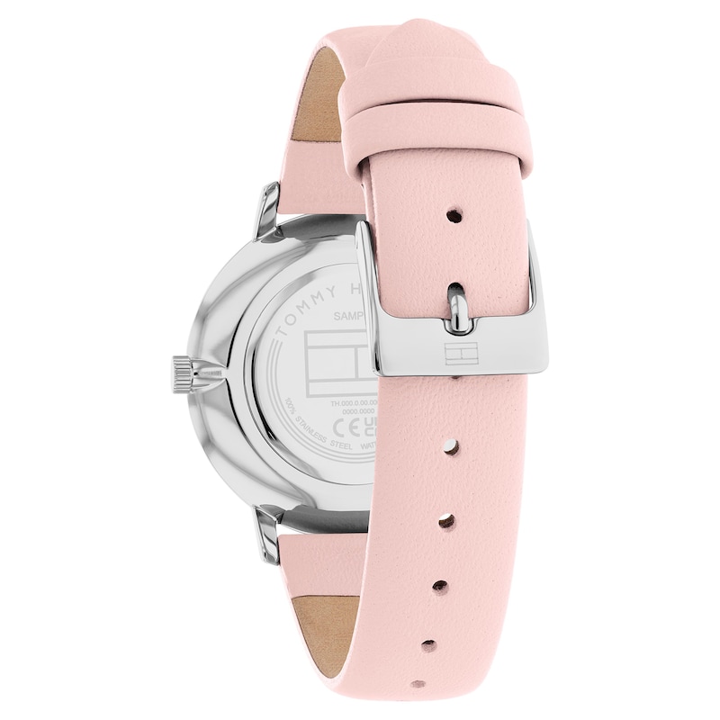 Tommy Hilfiger Ladies' Pink Leather Strap Watch