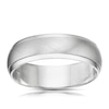 Thumbnail Image 0 of Silver Matt & Polished Finish 6mm Court Ring