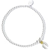 Thumbnail Image 0 of Harry Potter Sterling Silver & Gold Plated Golden Snitch Crystal Bead Bracelet