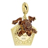 Thumbnail Image 0 of Harry Potter Gold Plated Silver Crystal Chocolate Frog Slider Charm