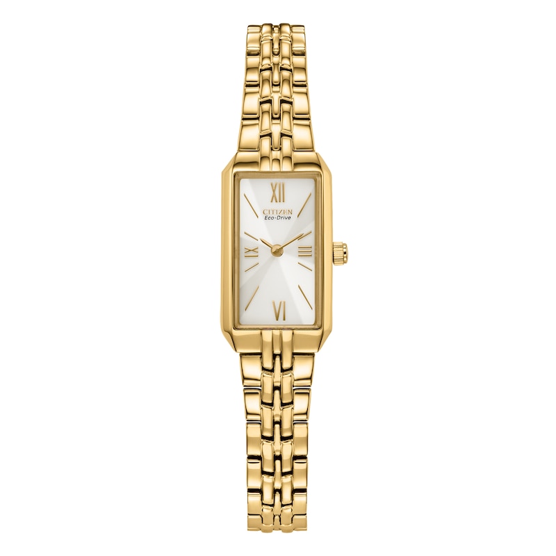 Citizen Classic Eco-Drive Ladies' Silhouette Gold Tone Bracelet Watch