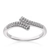 Thumbnail Image 0 of Sterling Silver 0.15ct Diamond Wrap Eternity Ring