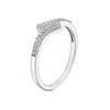 Thumbnail Image 1 of Sterling Silver 0.15ct Diamond Wrap Eternity Ring