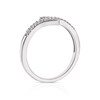 Thumbnail Image 2 of Sterling Silver 0.15ct Diamond Wrap Eternity Ring