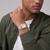 Thumbnail Image 3 of Fossil Carraway Men's White Rectangular Dial Stainless Steel Bracelet Watch