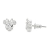 Thumbnail Image 1 of Disney Sterling Silver Crystal Minnie Mouse Stud Earrings
