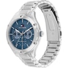 Thumbnail Image 1 of Tommy Hilfiger Men's Blue Chronograph Dial Stainless Steel Bracelet Watch