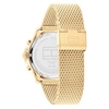 Thumbnail Image 2 of Tommy Hilfiger Men's Green Chronograph Dial Gold Tone Mesh Bracelet Watch