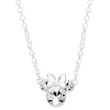 Thumbnail Image 0 of Disney Sterling Silver Crystal Minnie Mouse Necklace