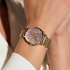 Thumbnail Image 4 of Olivia Burton Celestial Nova Ladies' Gold-Tone Stainless Steel Bracelet Watch