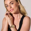 Thumbnail Image 5 of Olivia Burton Hexa  Ladies' Crystal & Gold-Tone Stainless Steel Bracelet Watch