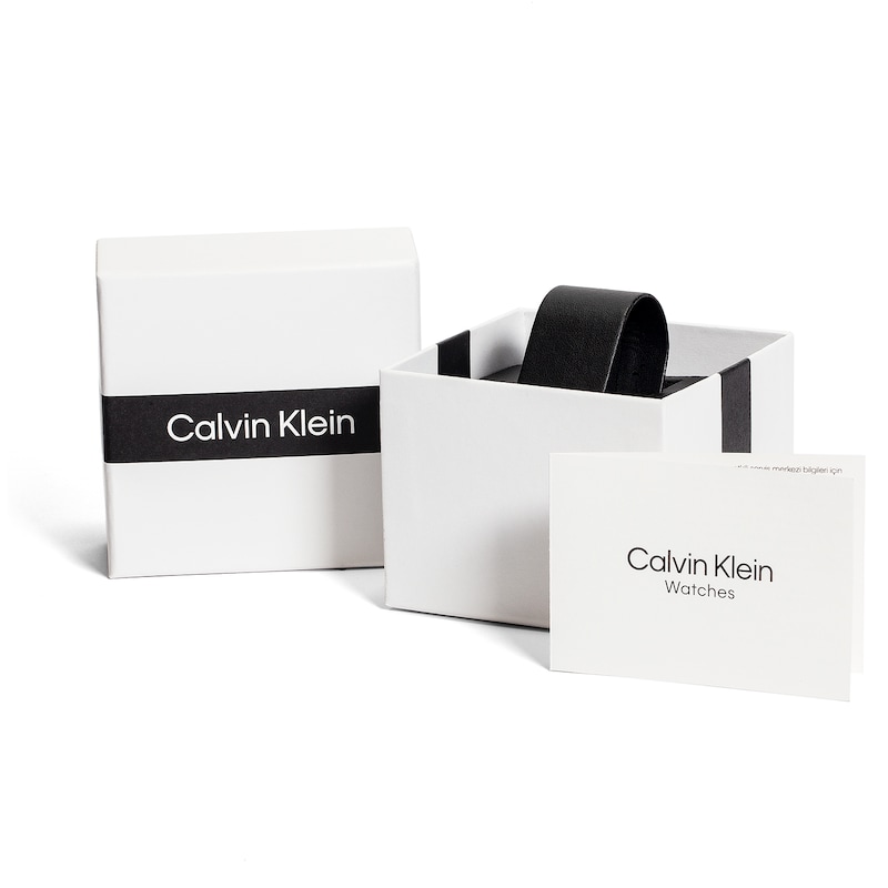 Calvin Klein Ladies' Gold Tone Dial & Stainless Steel Mesh Watch