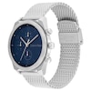 Thumbnail Image 2 of Calvin Klein Impact Men's Blue Chronograph Dial Stainless Steel Mesh Bracelet Watch