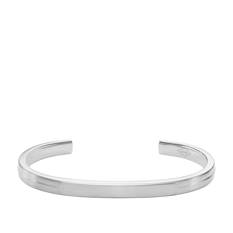 Fossil Men's Stainless Steel Cuff Bangle