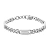 Thumbnail Image 0 of Fossil Vintage Men's Stainless Steel Curb Chain Bracelet