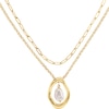 Thumbnail Image 1 of Calvin Klein Ladies' Gold-Tone Stainless Steel Layered Pendant Necklace
