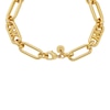 Thumbnail Image 1 of Michael Kors Ladies' Statement Link 14ct Gold Plated Empire Link Chain Bracelet
