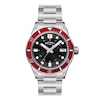 Thumbnail Image 0 of Rotary Men's Red Bezel Stainless Steel Bracelet Diver's Watch