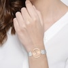 Thumbnail Image 3 of HUGO #SWEET Ladies' Logo Patterned Dial Stainless Steel Mesh Bracelet Watch
