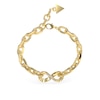 Thumbnail Image 0 of Guess Ladies' Gold Tone Chunky Infinity Curb Chain Bracelet