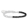 Thumbnail Image 0 of Thomas Sabo Ladies' Sterling Silver Obsidian Beaded Bracelet