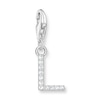 Thumbnail Image 0 of Thomas Sabo Ladies' Sterling Silver Cubic Zirconia Charm Pendant Letter L