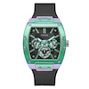 Thumbnail Image 0 of Guess Phoenix Men's Vibrant Green Chronograph Black Silicone Strap Watch