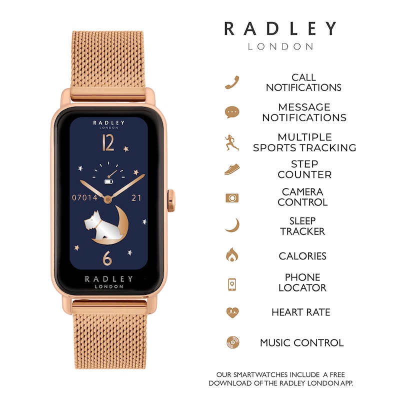 Radley Series 21 Ladies' Smart Gold Tone Mesh Strap Watch