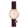 Thumbnail Image 0 of Radley Ladies' Aubergine Stepped Bezel Rose Gold Tone Strap Watch