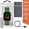 Thumbnail Image 6 of Reflex Active Series 12 Ladies' Dark Green Silicone Strap Smart Watch
