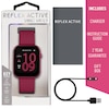 Thumbnail Image 6 of Reflex Active Series 12 Ladies' Berry Silicone Strap Smart Watch