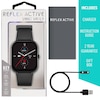 Thumbnail Image 3 of Reflex Active Series 23 Ladies' Black Silicone Strap Smart Watch