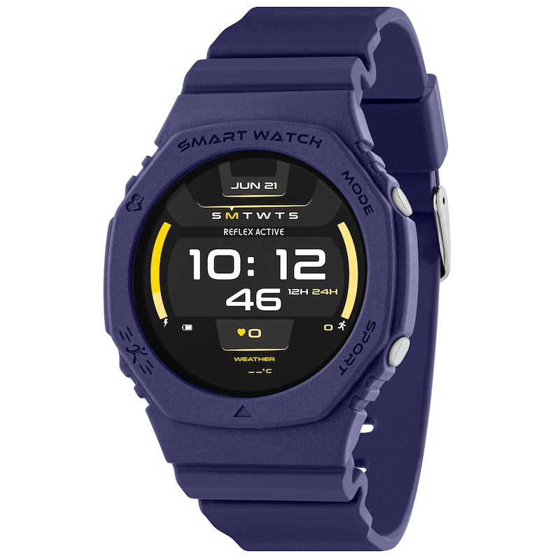 Reflex Active Series 26 Blue Silicone Strap Smart Watch
