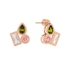 Thumbnail Image 0 of Radley Ladies' Tulip Street 18ct Rose Gold Plated Multi Shaped Czech Stone Earrings