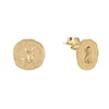 Thumbnail Image 0 of Radley Ladies' Signature Penny 10ct Gold Plated Hammered Penny Stud Earrings